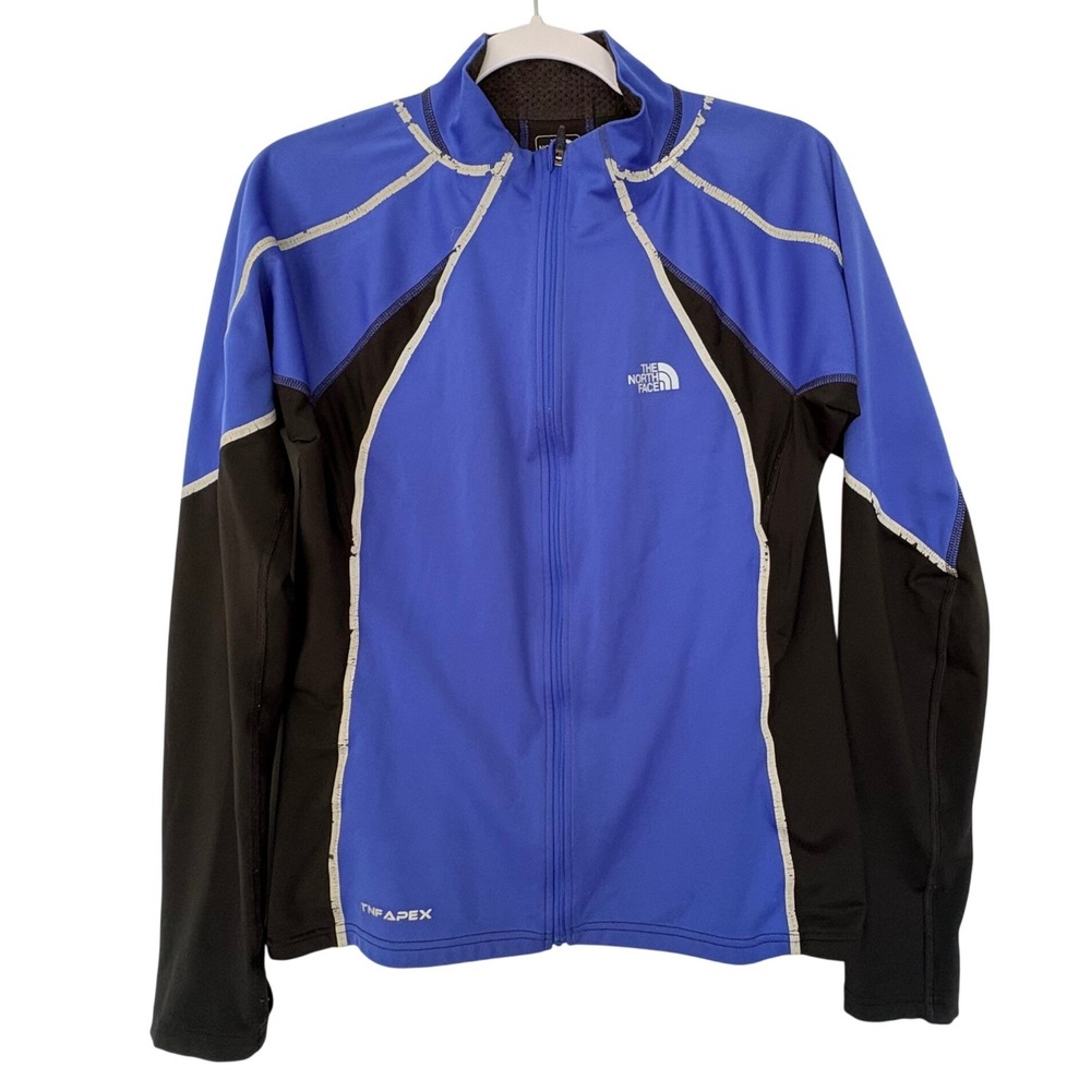 The North Face Flight Series Apex Running Jacket Blue Black Piping Cyber Y2K L
